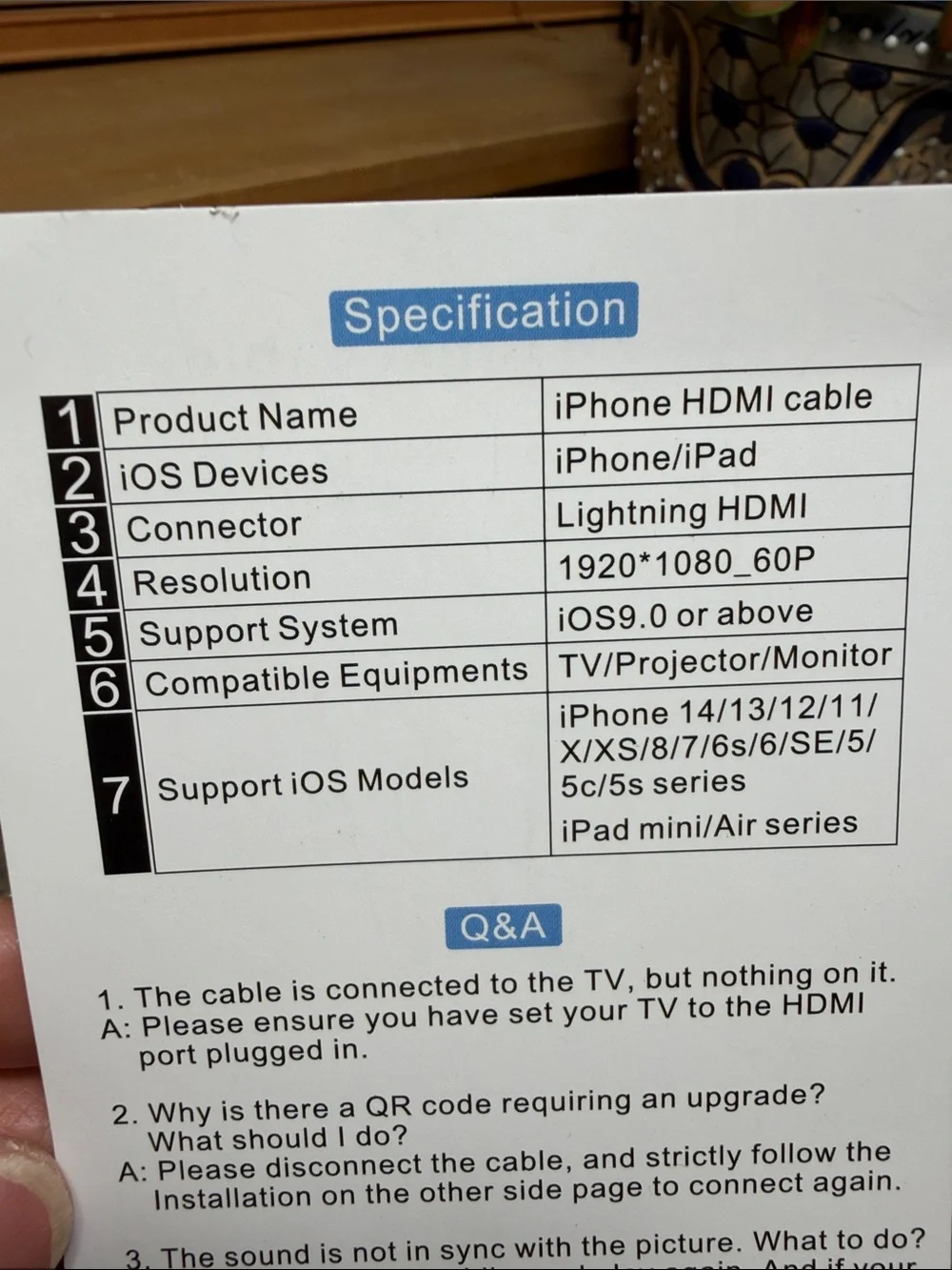 🌻5 for $30🌻 Universal Black iPhone HDMI Cable - Mirror iPhone to TV